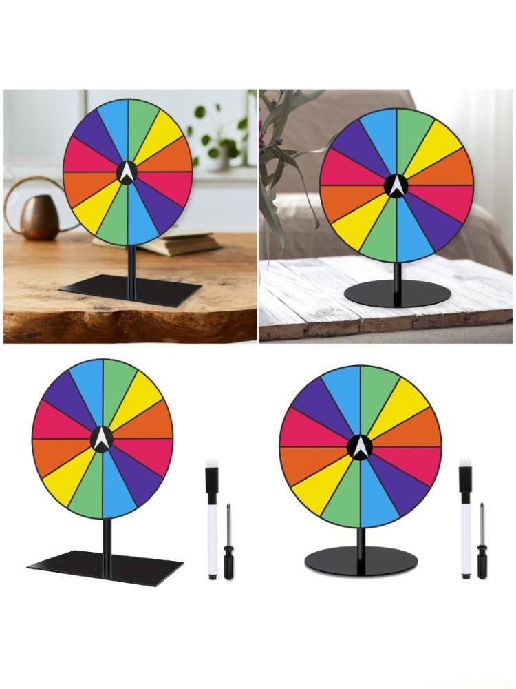 Party Games Spin The Wheel - M5TC Akrilik Gökkuşağı Döndürme Tekerleği Ödül