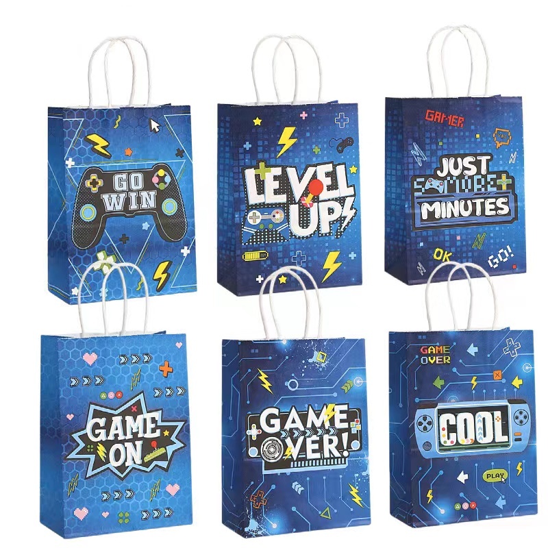 Party Games Gender Reveal - 6/24 adet video oyunu tema kağıt