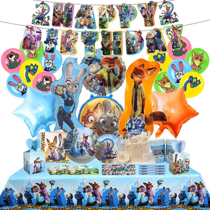 Zootopia Party Games - Zootopia Doğum Günü Partisi Süslemeleri Çocuklar
