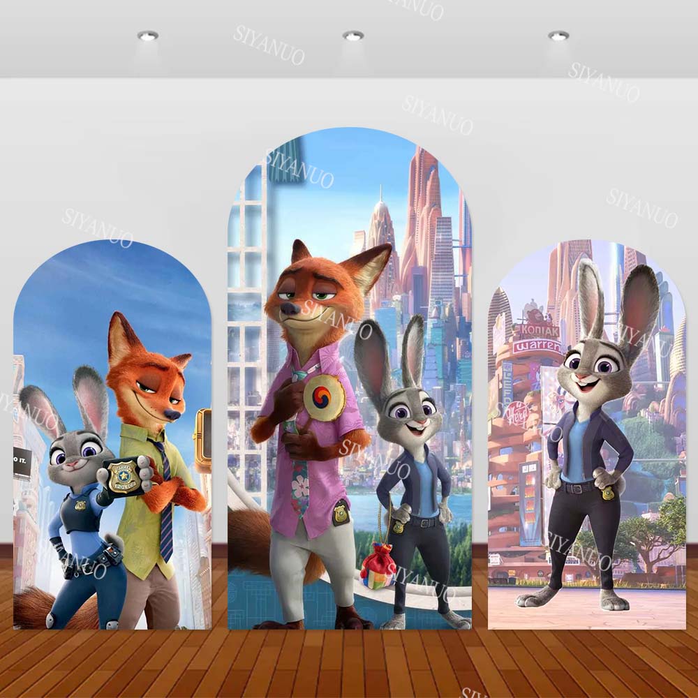 Zootopia Party Games - Zootopia Çocuk Doğum Günü Partisi Arka