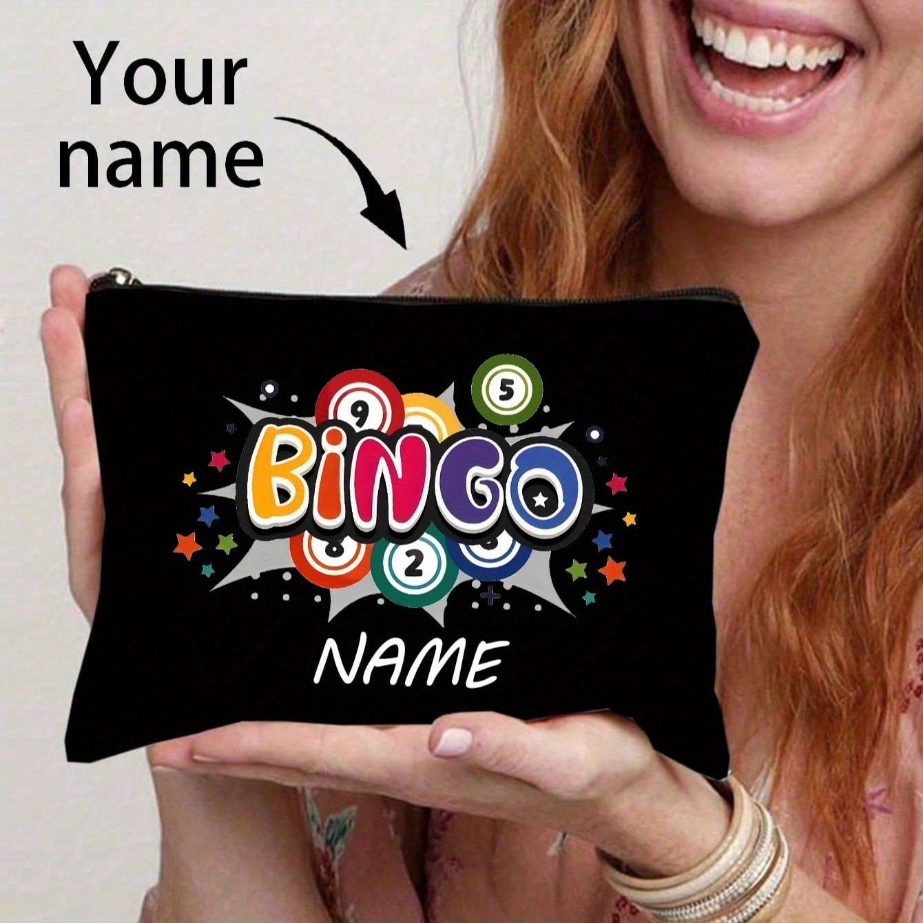 Party Games Name - Kişiselleştirilmiş Bingo Oyunu Tote Çanta Özel