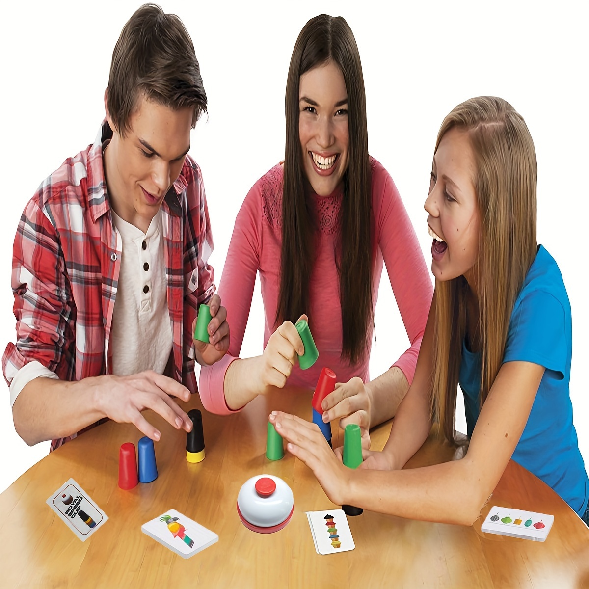 Quick Games Party - İstiflenebilir Bardak Satranç Tahtası Oyunu Oyuncağı