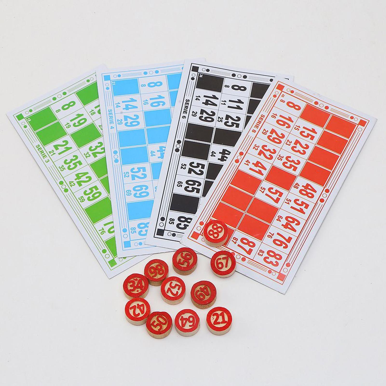 Party Games Large Groups - Bingo Seti Komik Eğitici İnteraktif Vintage