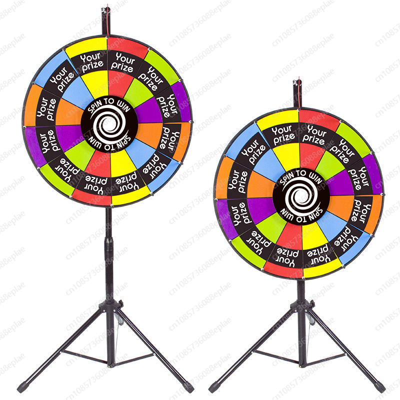Party Games Spin The Wheel - 24 İnç Kuru Silinebilir Renkli Ödül