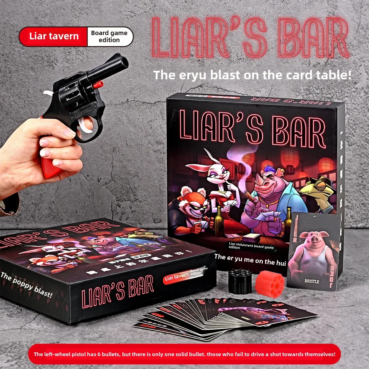 Party Games Popular - Dolandırıcılık Pub Masa Oyunu Gerçek Fiziksel