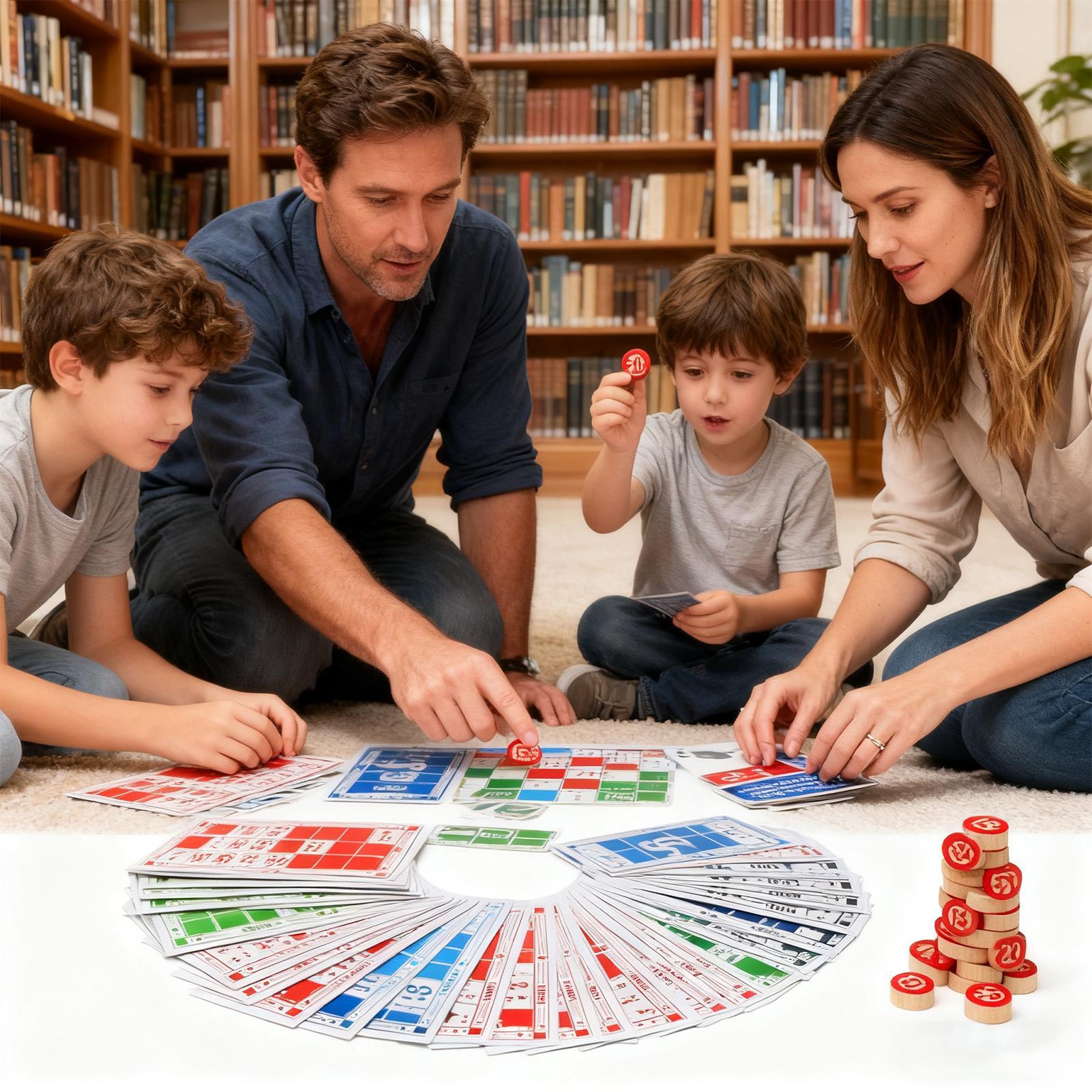 Bingo Seti Komik Vintage Ahşap - Party Games Large Groups incelemesi ve fiyatı
