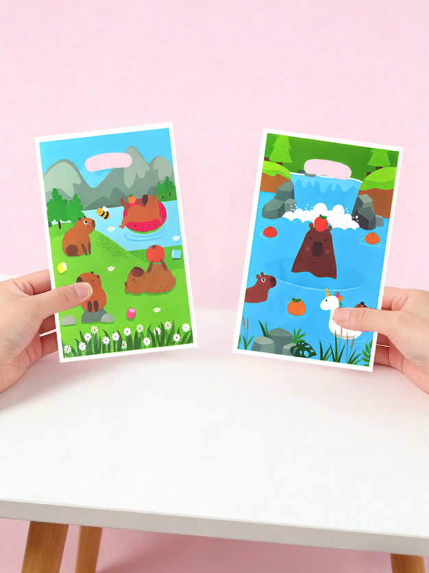 20 Adet/40 Adet Karikatür Kara - Party Games Gender Reveal incelemesi ve fiyatı