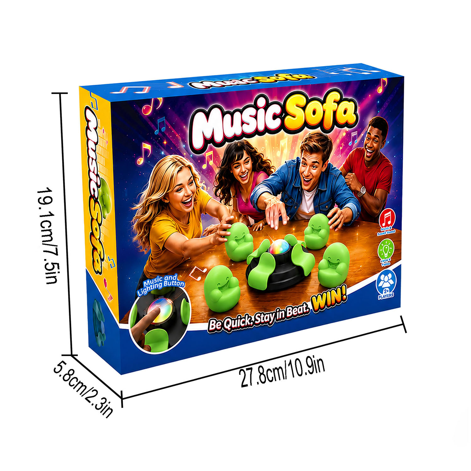 Çocuklar İçin Müzikli Sandalye - Quick Games Party incelemesi ve fiyatı