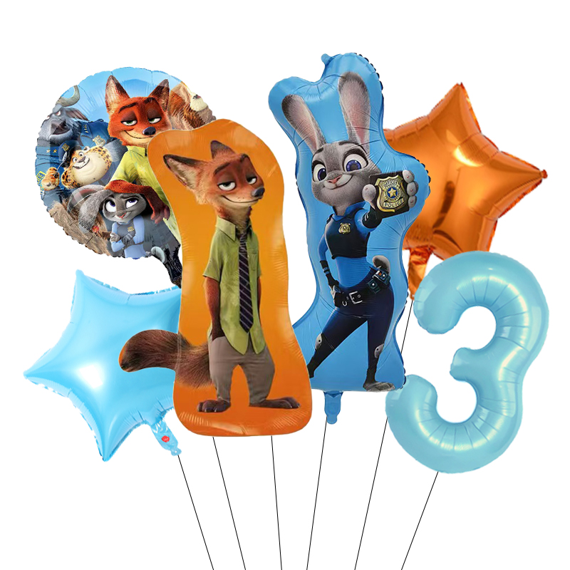 Zootopia Temalı Balon Çelenk K - Zootopia Party Games incelemesi ve fiyatı