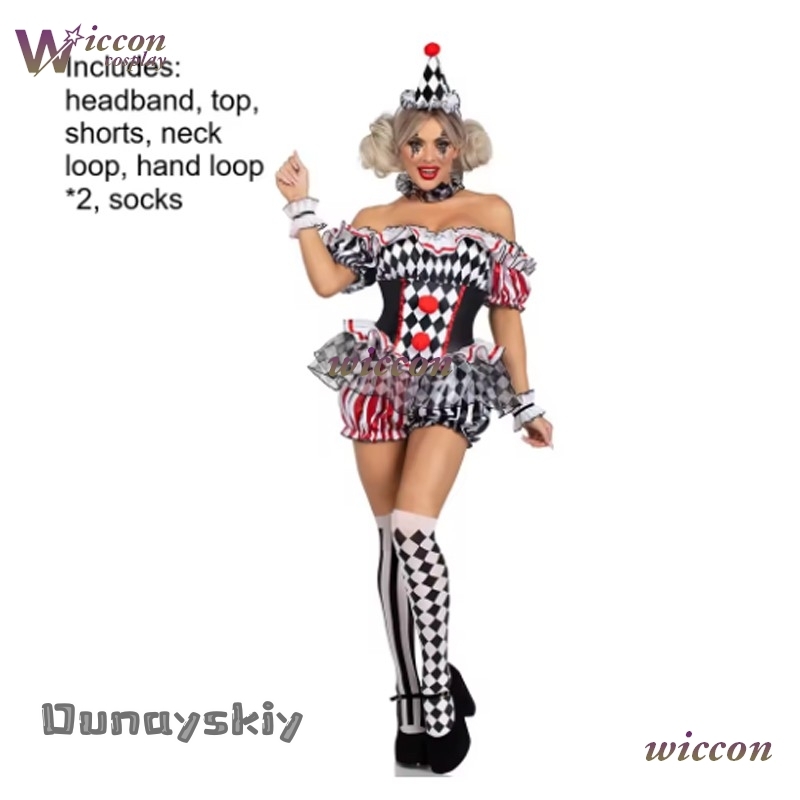 Kadınlar Palyaço Cosplay Kostü - Party Games Online Free incelemesi ve fiyatı