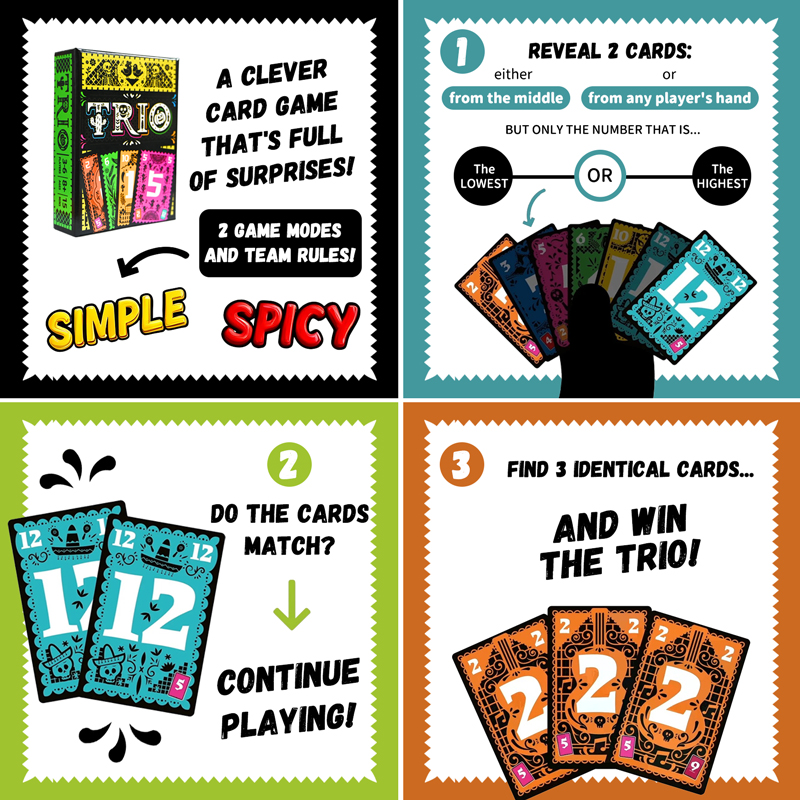 TRIO Stratejik Kart Oyunu, 3-6 - Party Games Multiplayer incelemesi ve fiyatı