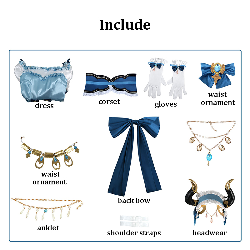 Nilou Cosplay Genshin Etki Cos - Party Games Kit incelemesi ve fiyatı