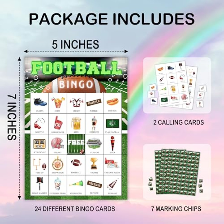 Futbol Partisi Bingo Oyun Kart - Party Games Large Groups incelemesi ve fiyatı
