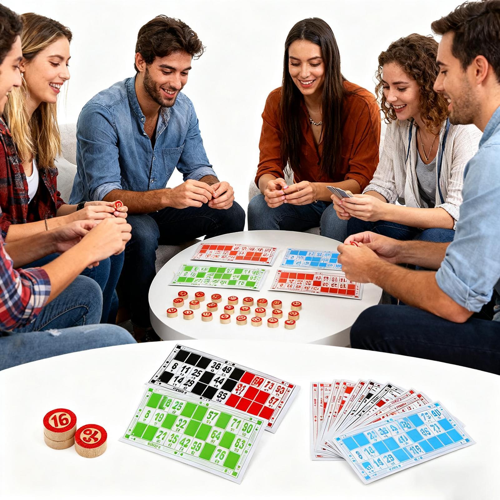 Bingo Kart Oyunu Vintage Ahşap - Party Games Large Groups incelemesi ve fiyatı